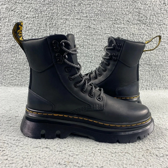NEW DR. MARTENS Tarik Wyoming Boots Black Unisex Lace-Up Ankle Womens 7 Mens 6 - Picture 10 of 15